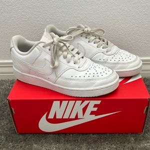 Nike Court Vision Low White Sneakers